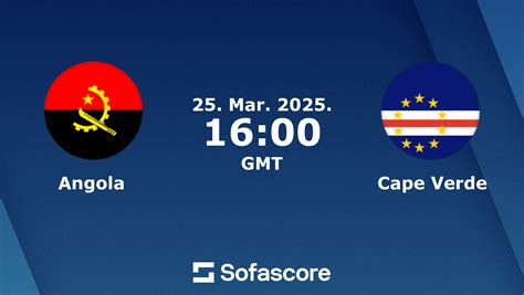 Cape Verde vs Angola live score, H2H and lineups .